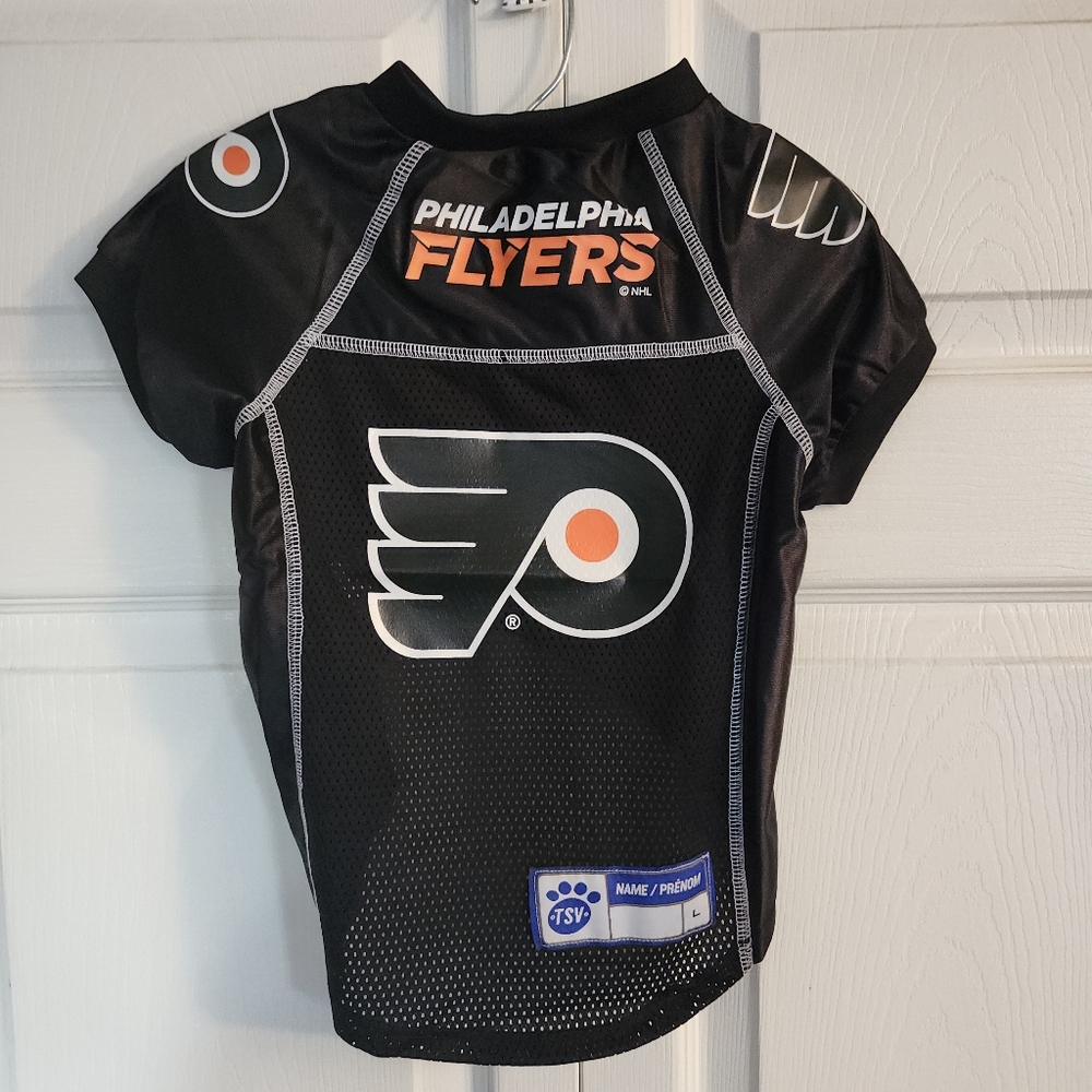 Pet Gear NHL HOCKEY Philadelphia Flyers Dog/Cat T-Shirt/Jersey Size LARGE NWT